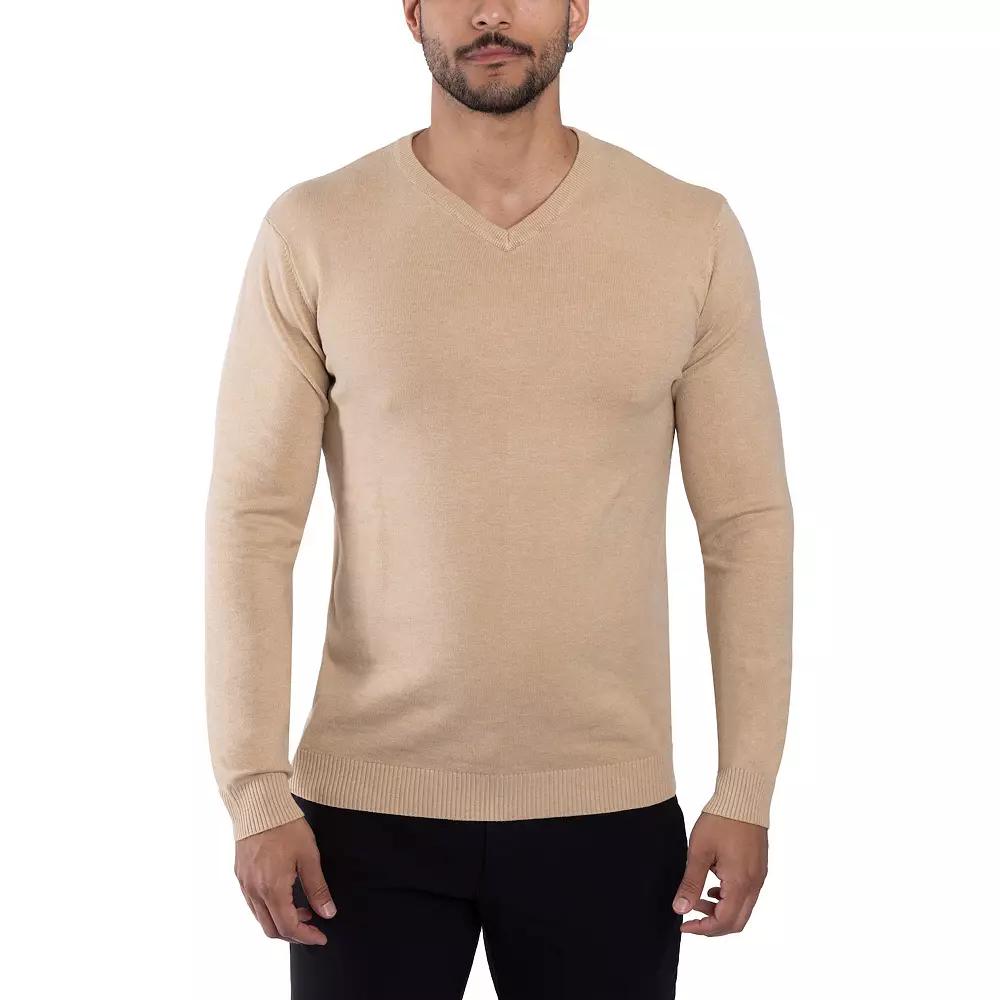 Men's Xray Fitted V-Neck Sweater,  Product Image