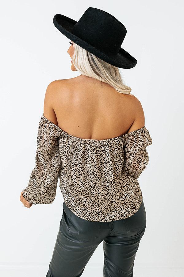 Bliss And Beyond Leopard Top Product Image