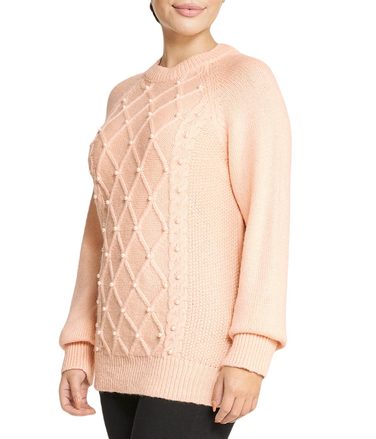 Embellished Cable Pullover Product Image