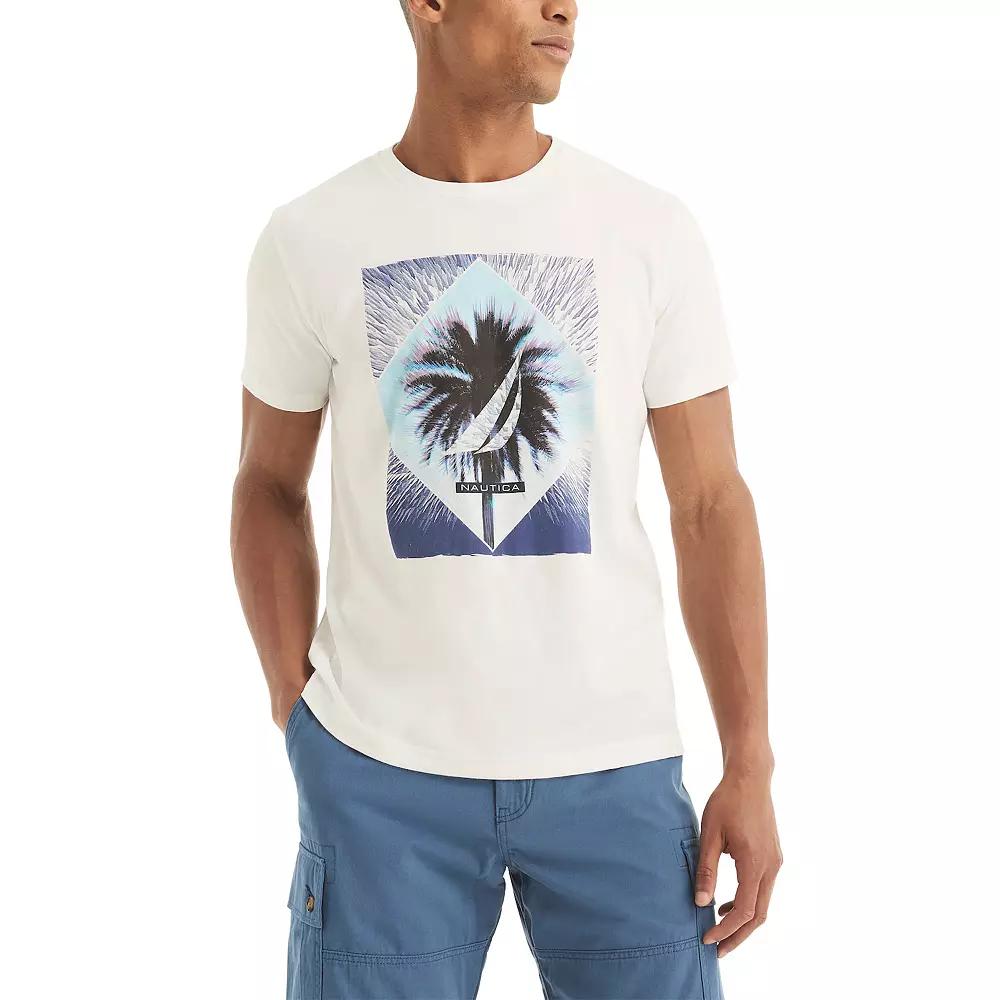 Men's Nautica Yacht Club Graphic Tee, Size: XL, Palm Tree Product Image