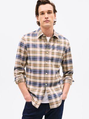 Regular Fit Plaid Oxford Shirt Product Image