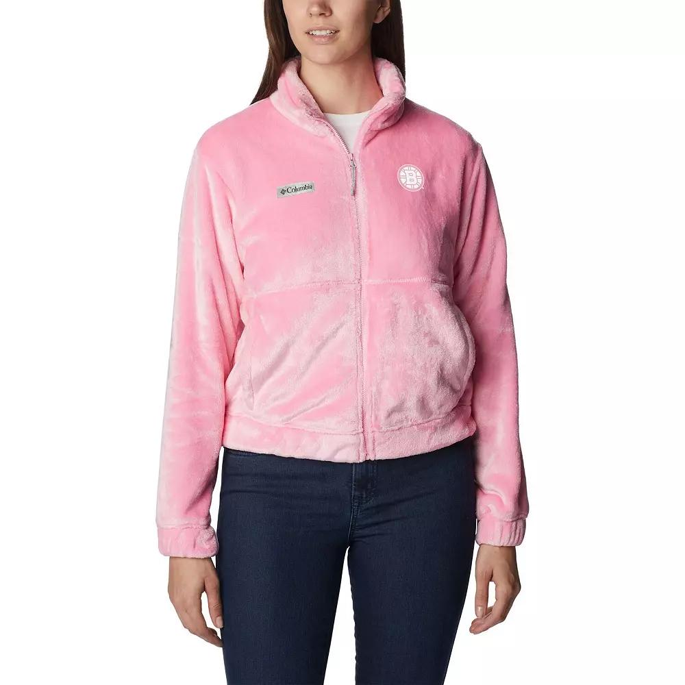 Women's Columbia Pink Washington Capitals Fire Side Full-Zip Jacket,  Product Image