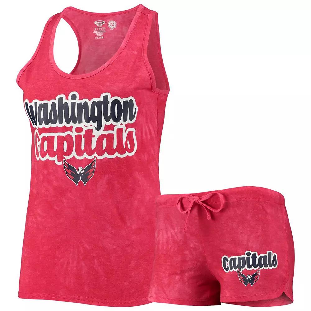 Women's Concepts Sport Red Washington Capitals Billboard Racerback Tank Top & Shorts Set,  Product Image