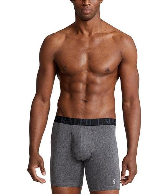 Polo Ralph Lauren Classic Fit 6#double; Long-Leg Boxer Briefs 3-Pack Product Image
