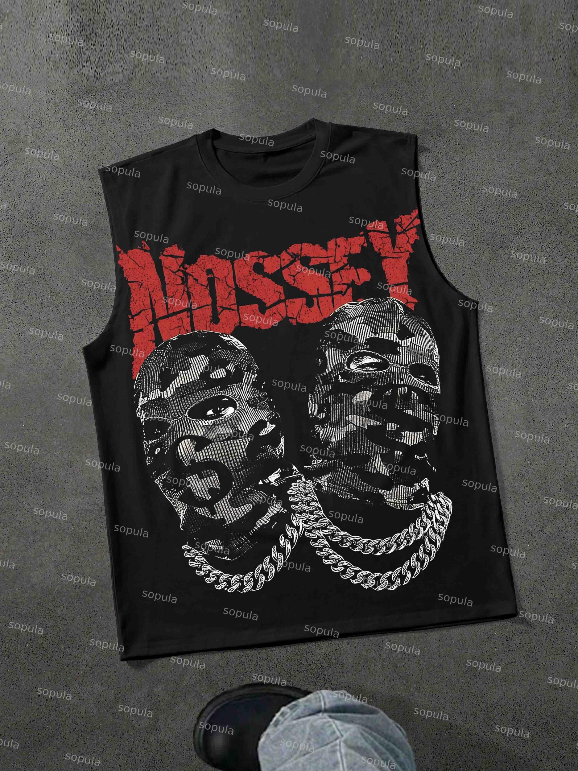 Sopula Men's Camo Double Head Mask Print Tank Top Product Image