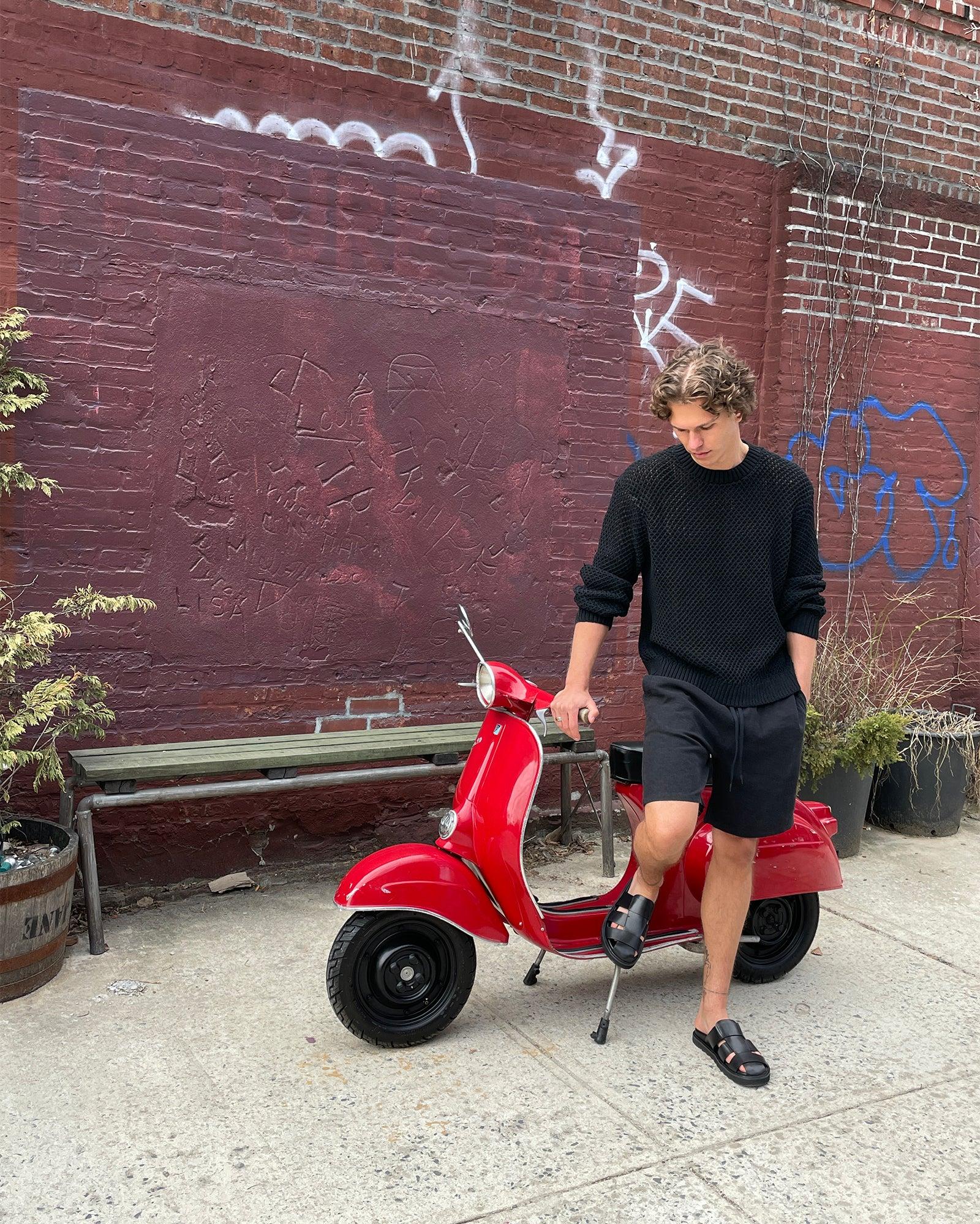 BLAZET BLACK LEATHER Male Product Image