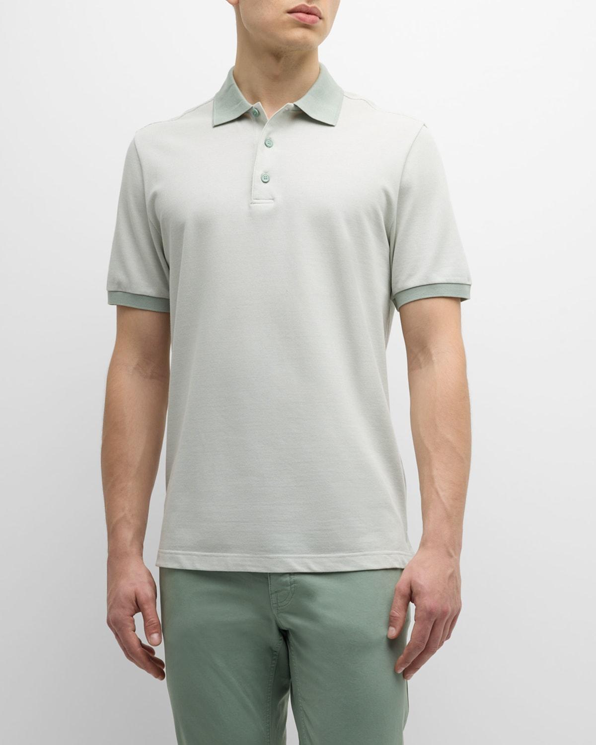 Men's Cotton Polo Shirt Product Image