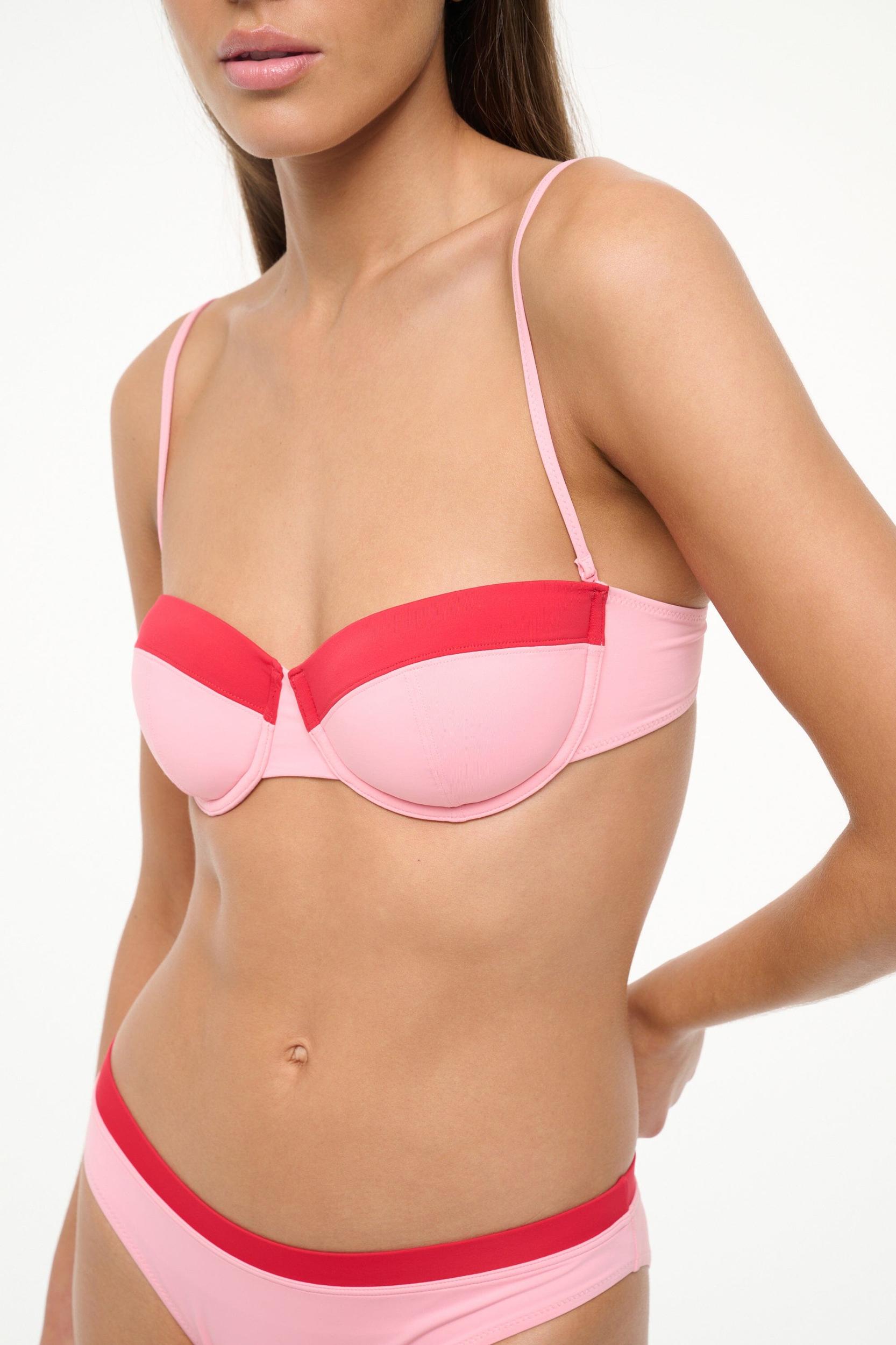 JO BALCONETTE BIKINI TOP | SWEETHEART CHERRY Product Image