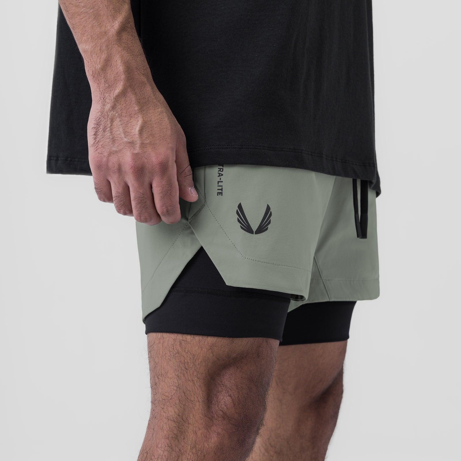 0865. Tetra-Lite® 5" Liner Short - Slate Grey "Wings"/Black Male Product Image