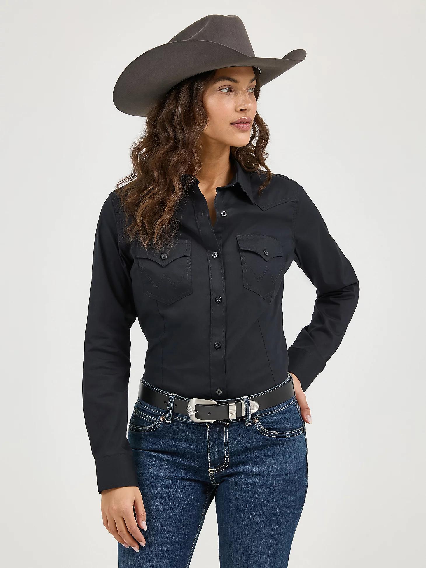 Women's Wrangler Western Button Down Shirt Product Image