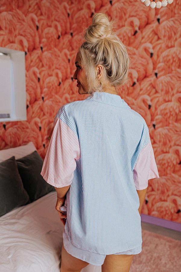 All In Stride Stripe Button Up Product Image