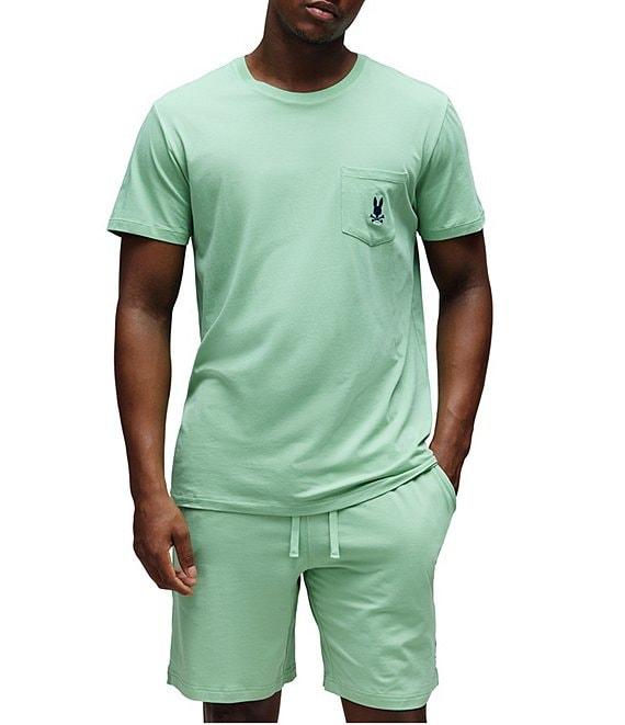 Psycho Bunny Short Sleeve Jersey Pocket Embroidered Bunny Lounge T-Shirt Product Image