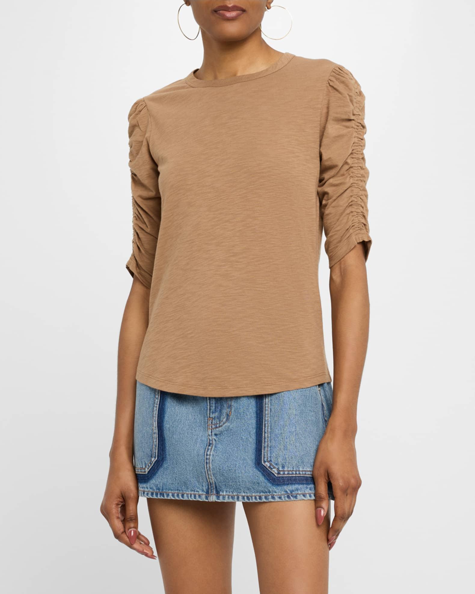 Waldorf Ruched-Sleeve Tee Product Image
