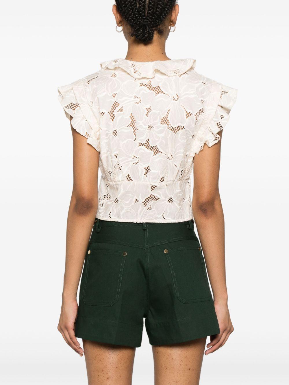 embroidered crop top Product Image
