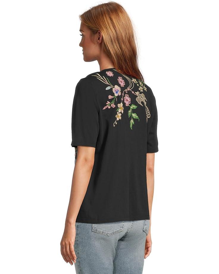The Janie Favorite Short Sleeve Henley Tee Product Image