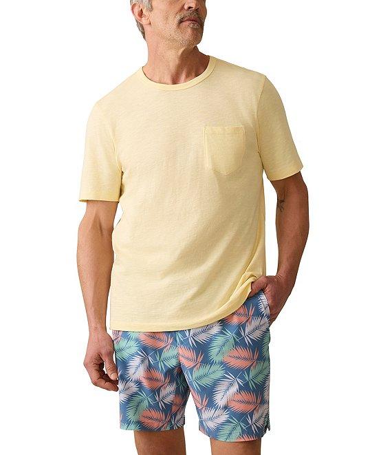 Faherty Sunwashed Organic Cotton Pocket Short Sleeve T-Shirt Product Image