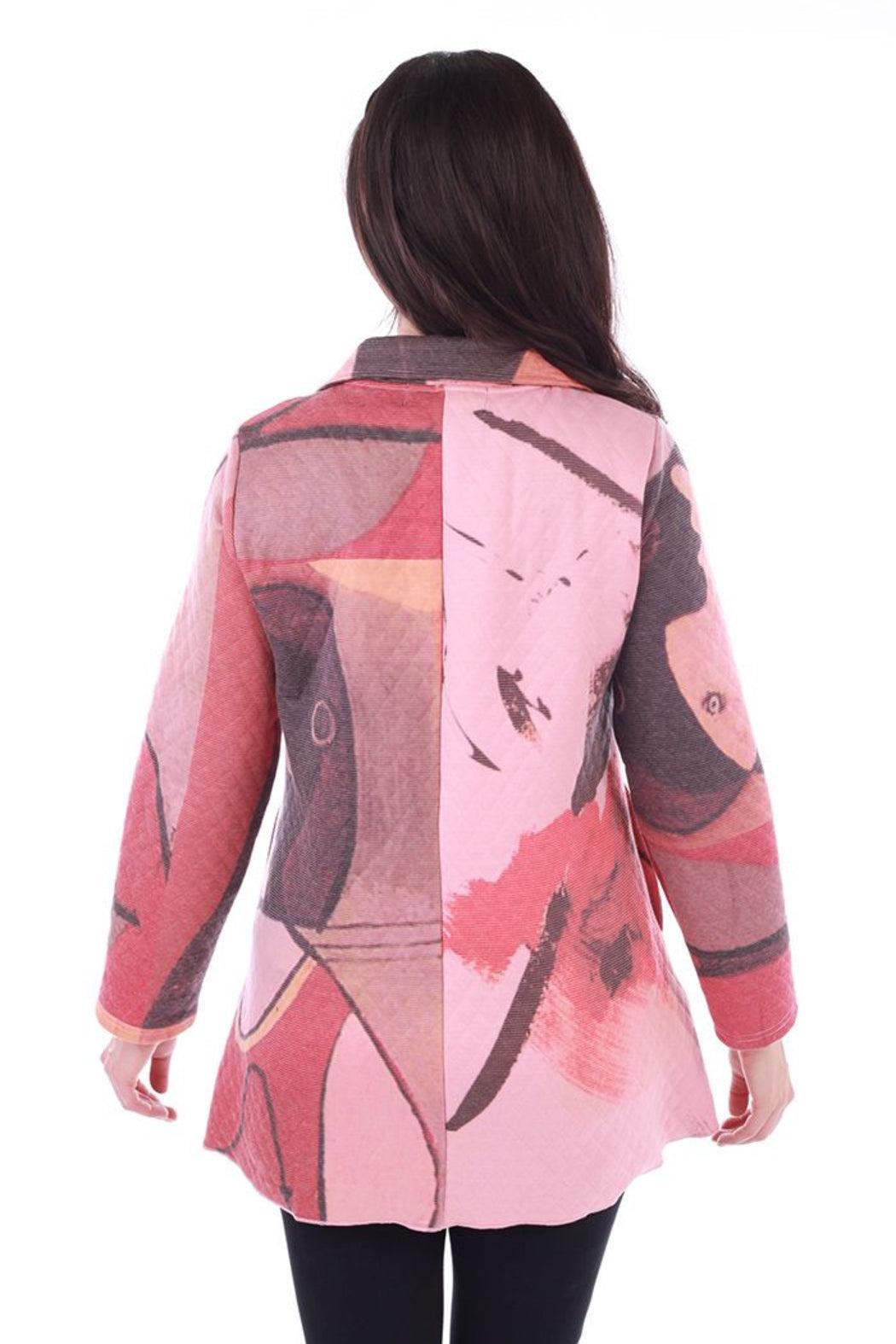 Printed Three Button Long Jacket Product Image