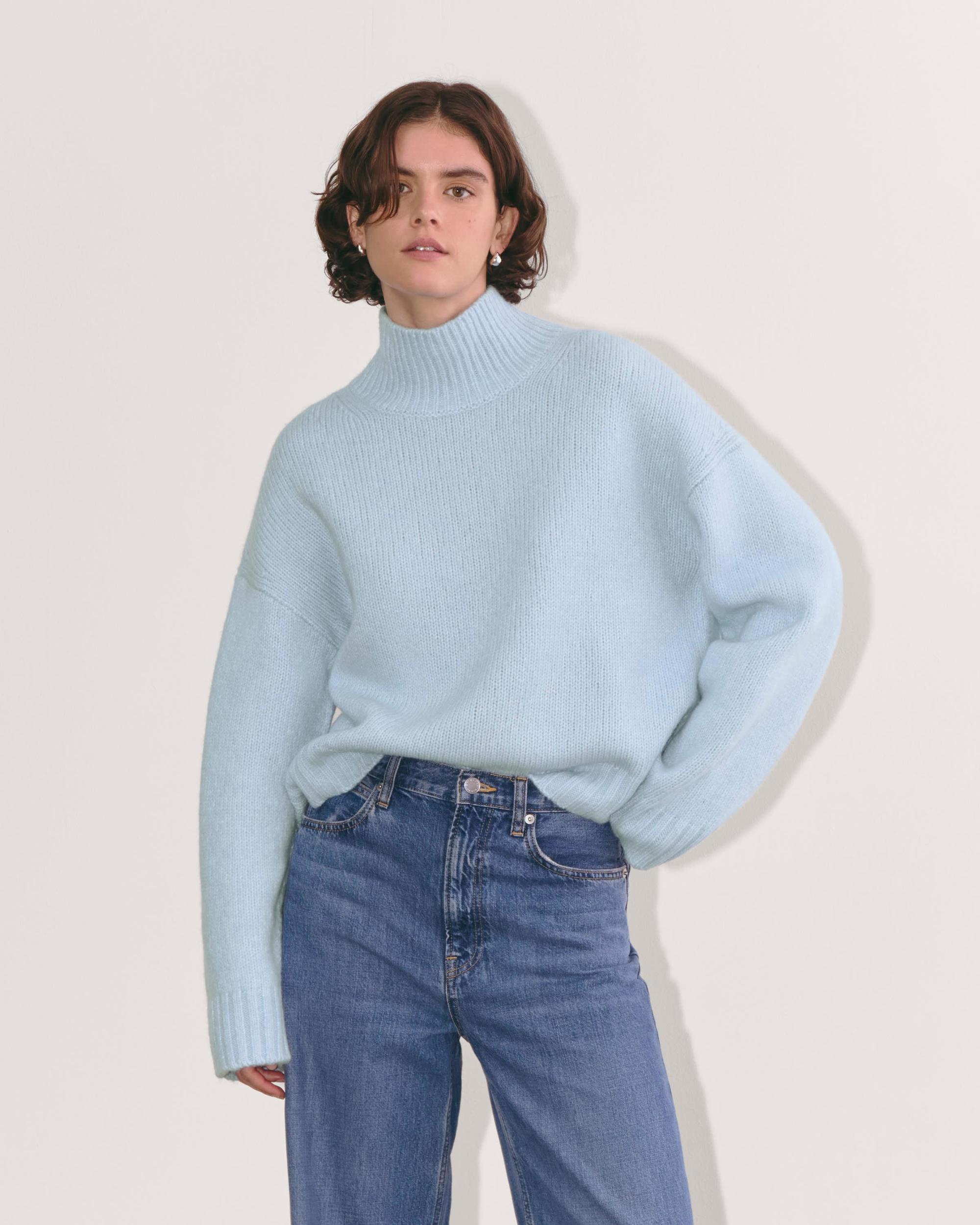 Womens Cloud Oversized Turtleneck Sweater by Everlane Product Image