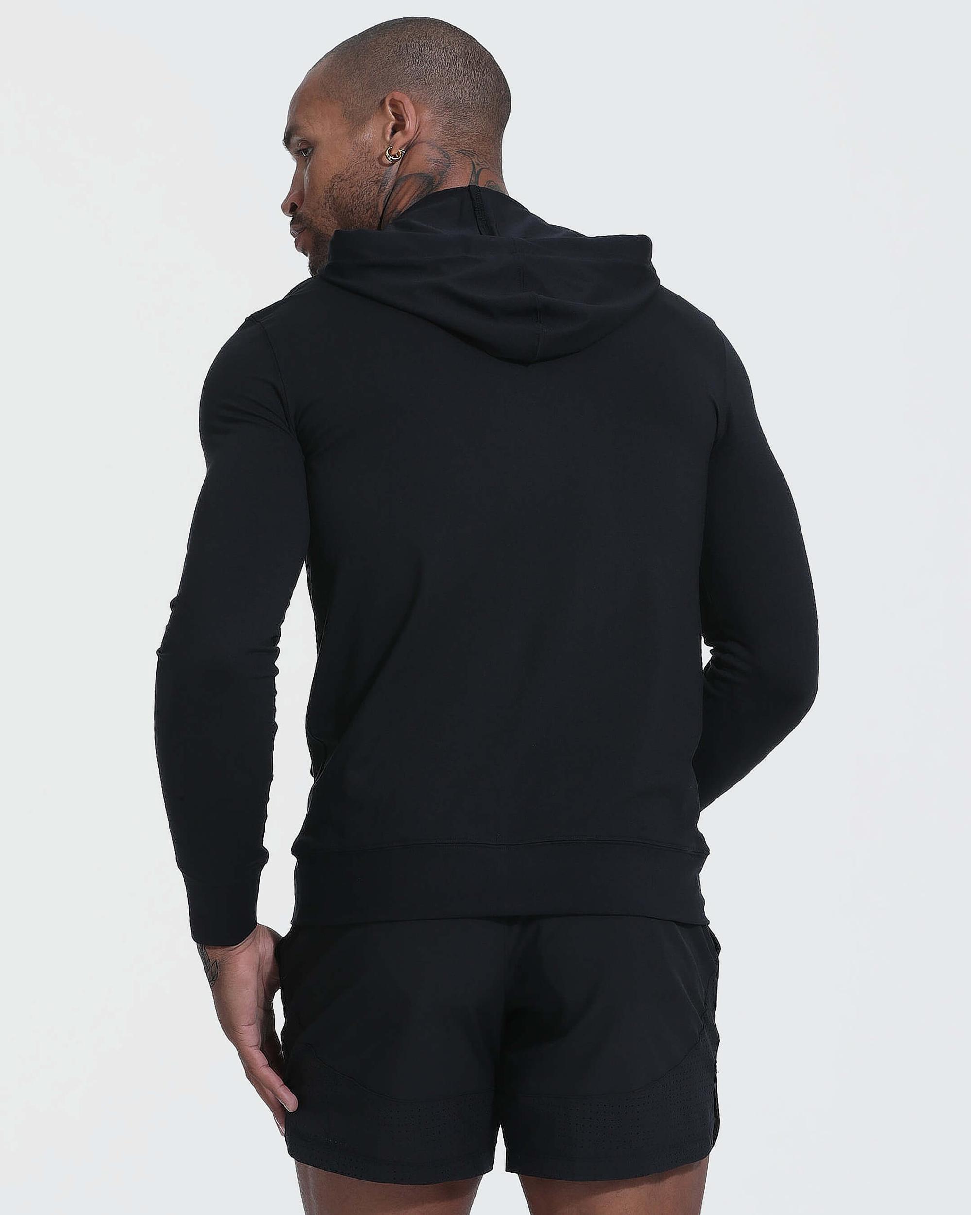 Black Active Comfort Full Zip Hoodie Product Image