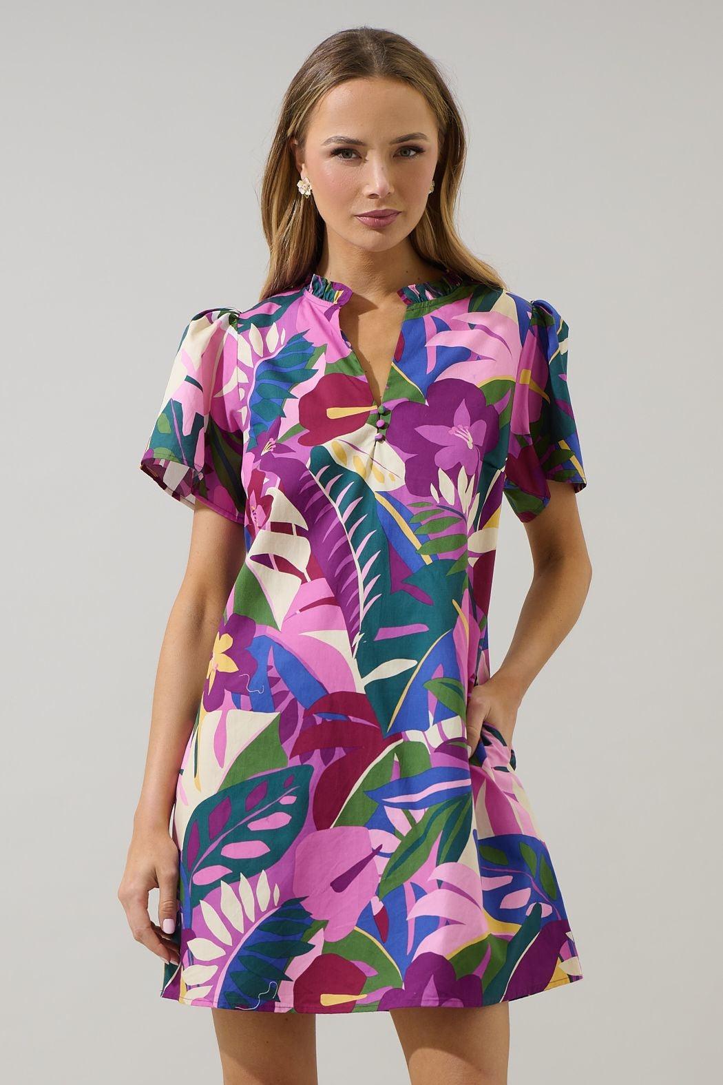 Ema Shift Mini Dress Product Image