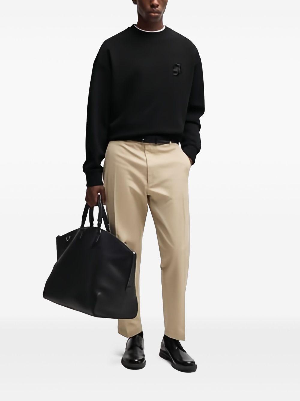 embroidered sweatshirt Product Image