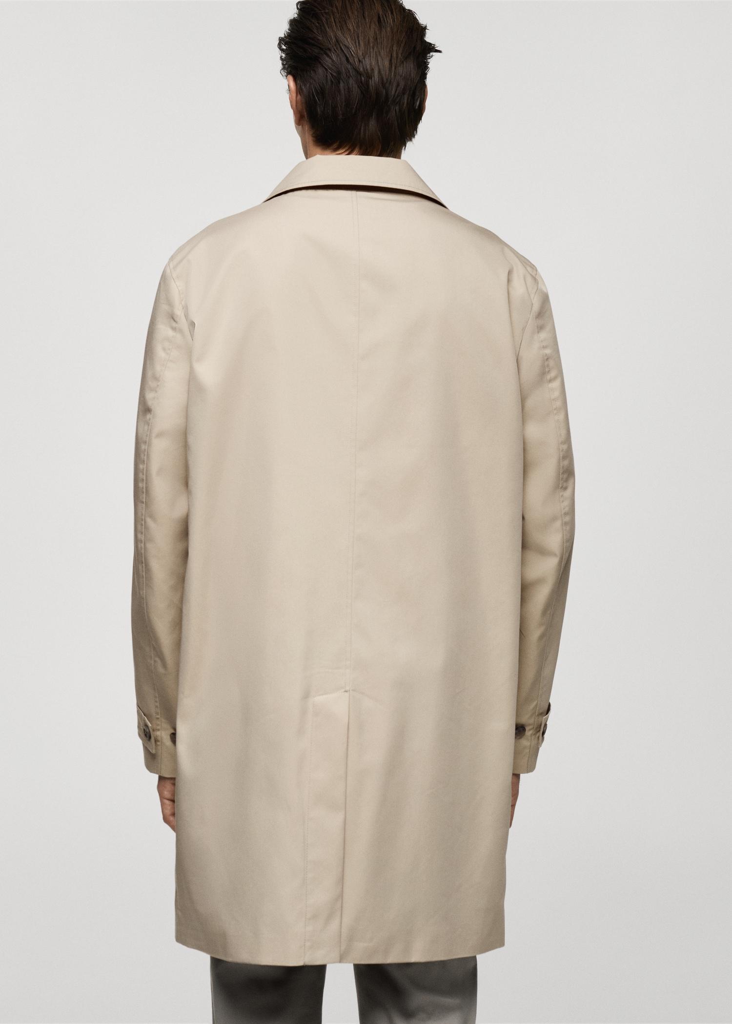 Classic water-repellent trench coat - Men | MANGO USA Product Image
