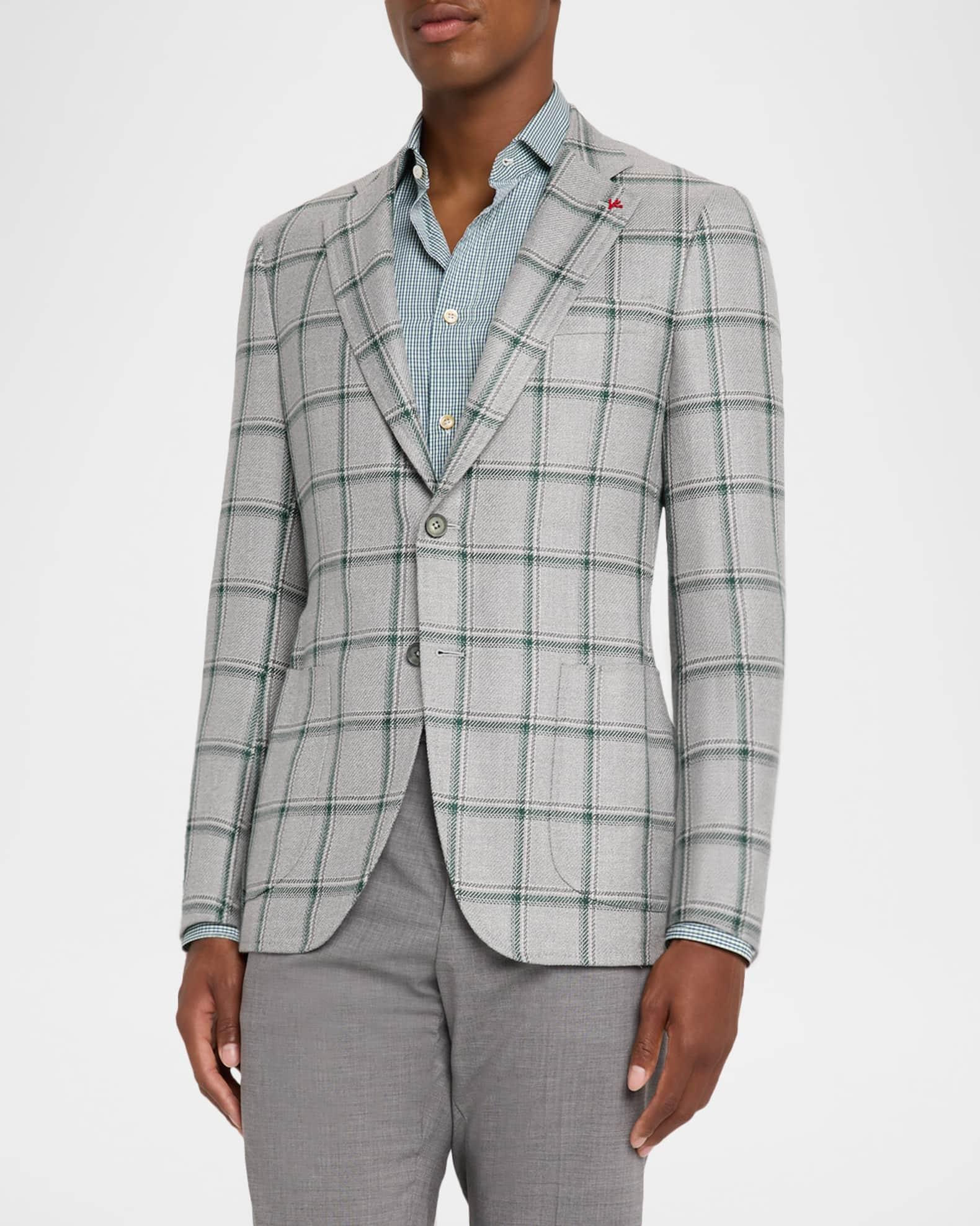 Men's Windowpane Sport Coat Product Image