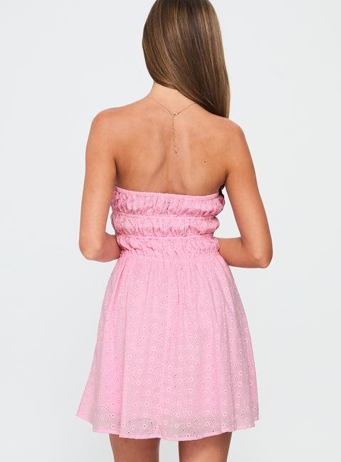 Nnarlia Mini Dress Pink Product Image