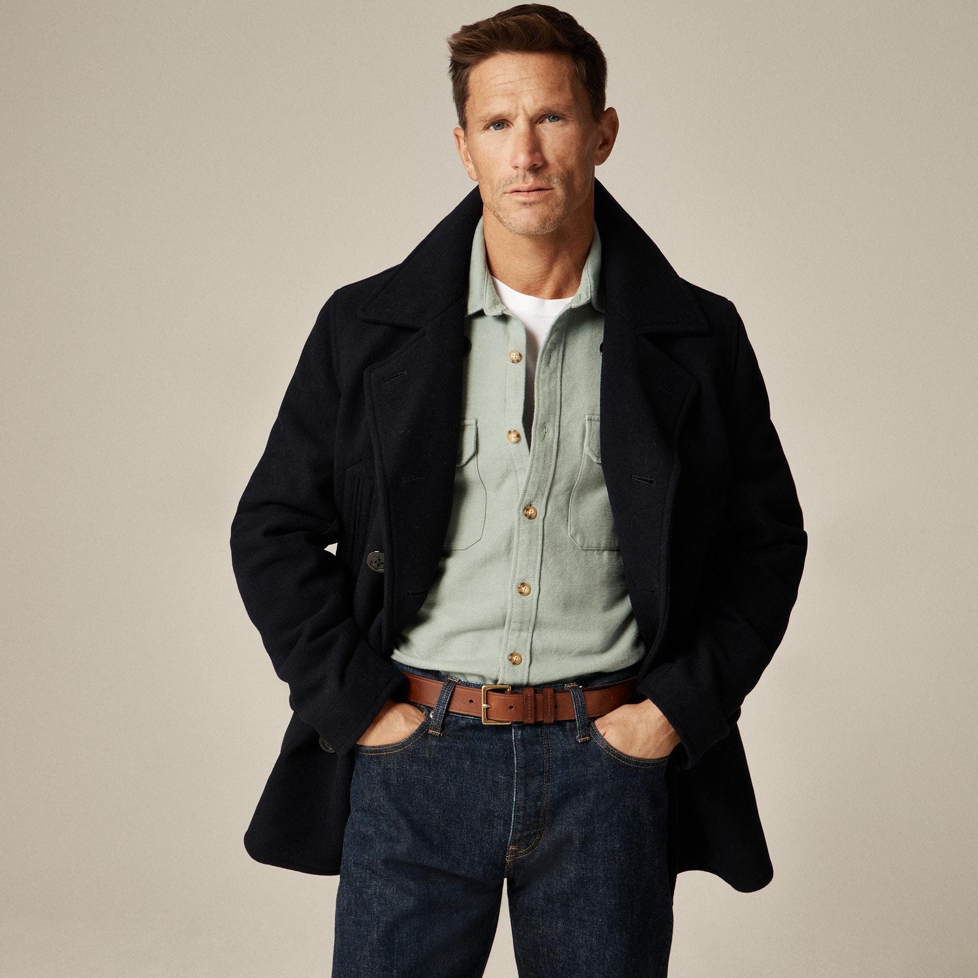 Dock peacoat in wool blend with PrimaLoft® Product Image