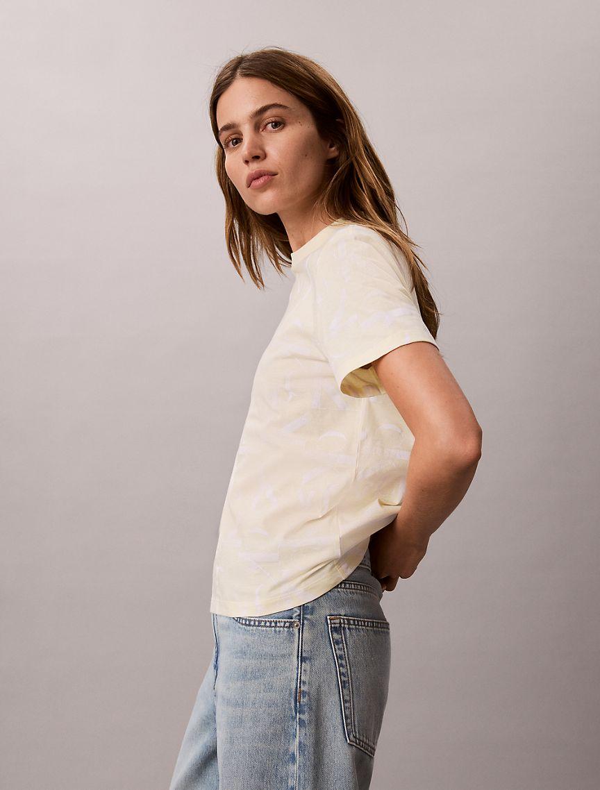 Allover Faded Monogram Classic T-Shirt Product Image