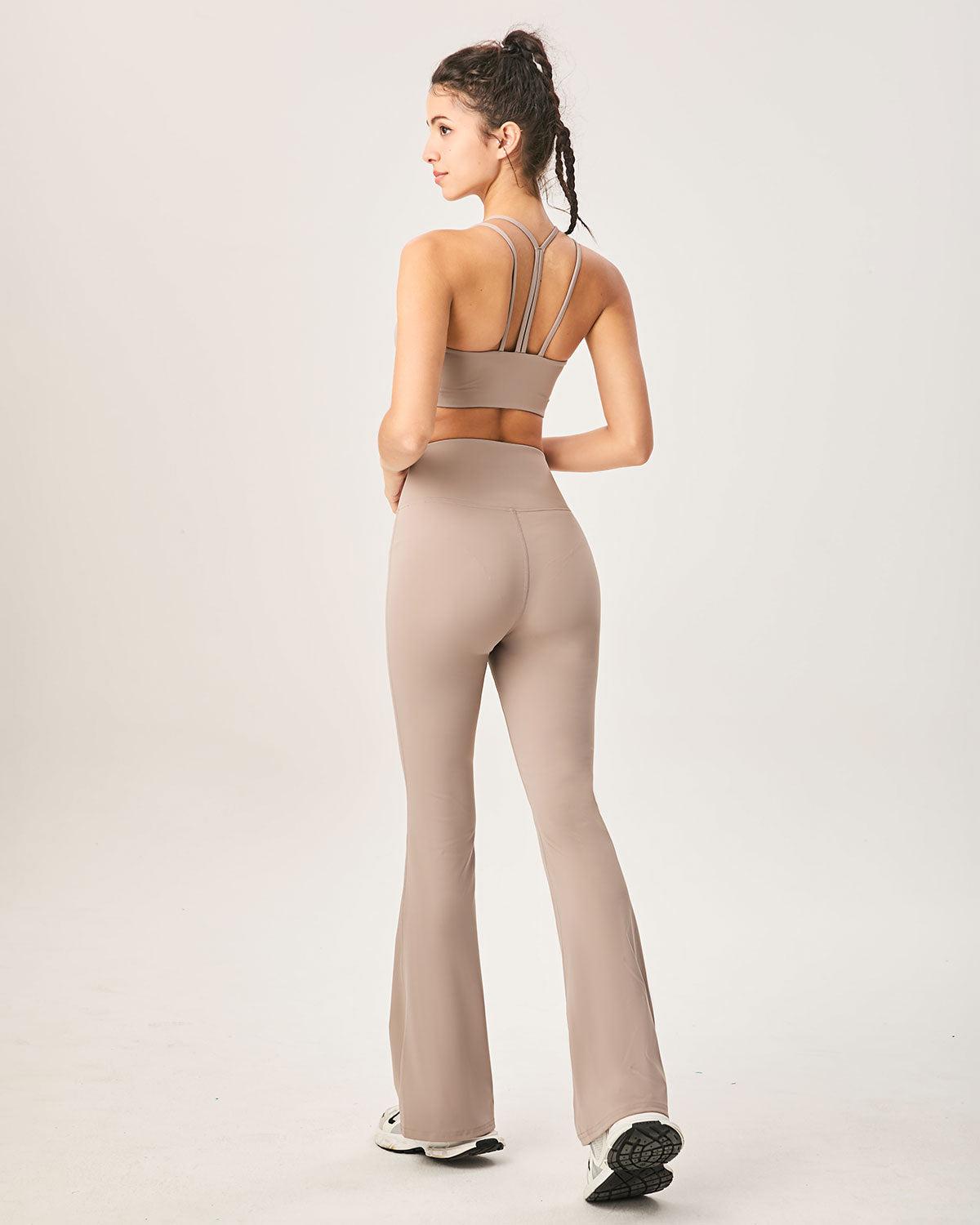 Khaki High Waisted Sleek Leggings Product Image