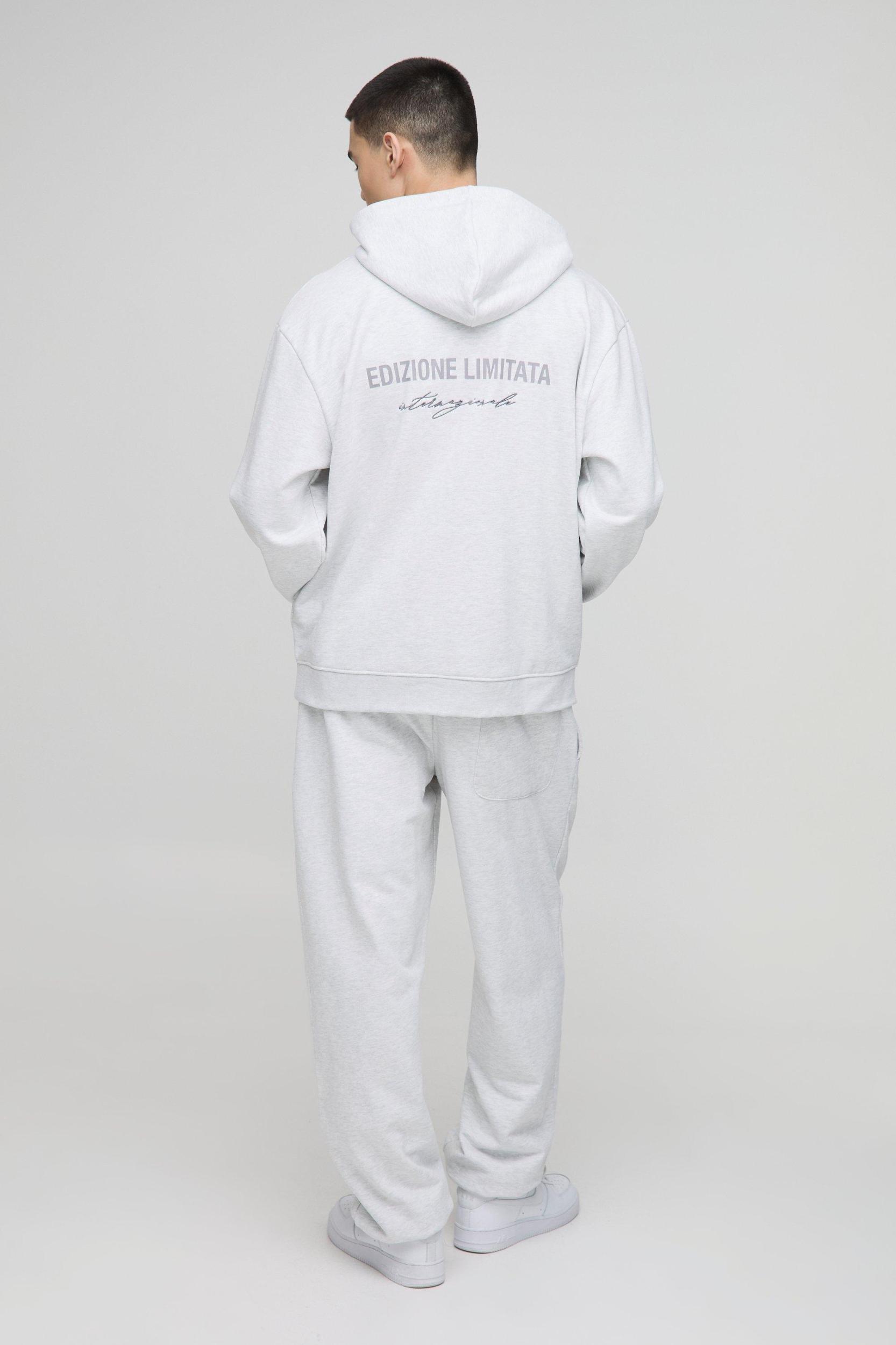 Oversized Edizione Limitata Heavyweight Sweatpants | boohooMAN USA Product Image