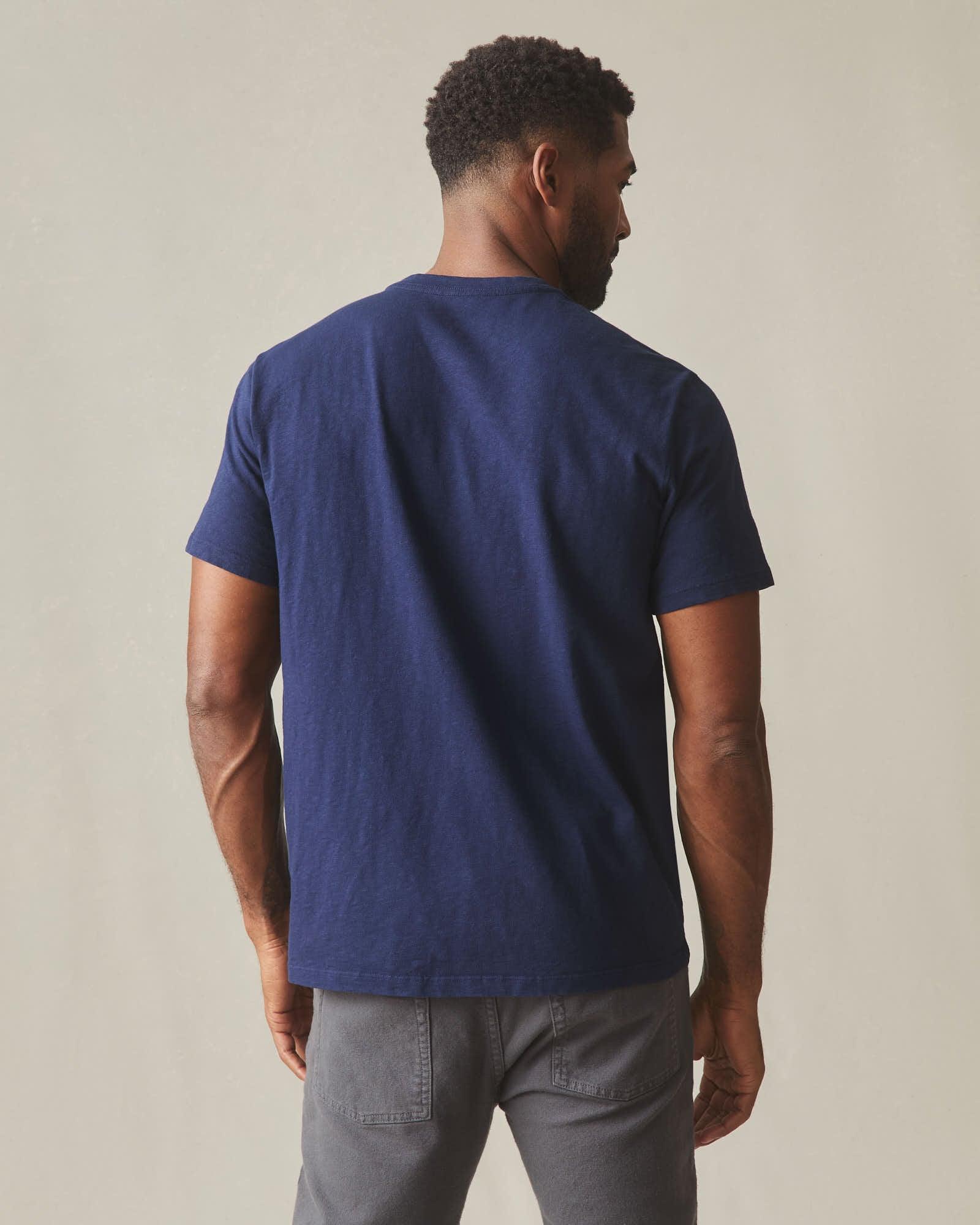 Men's Premium Slub Crew Tee - Pageant Blue Product Image