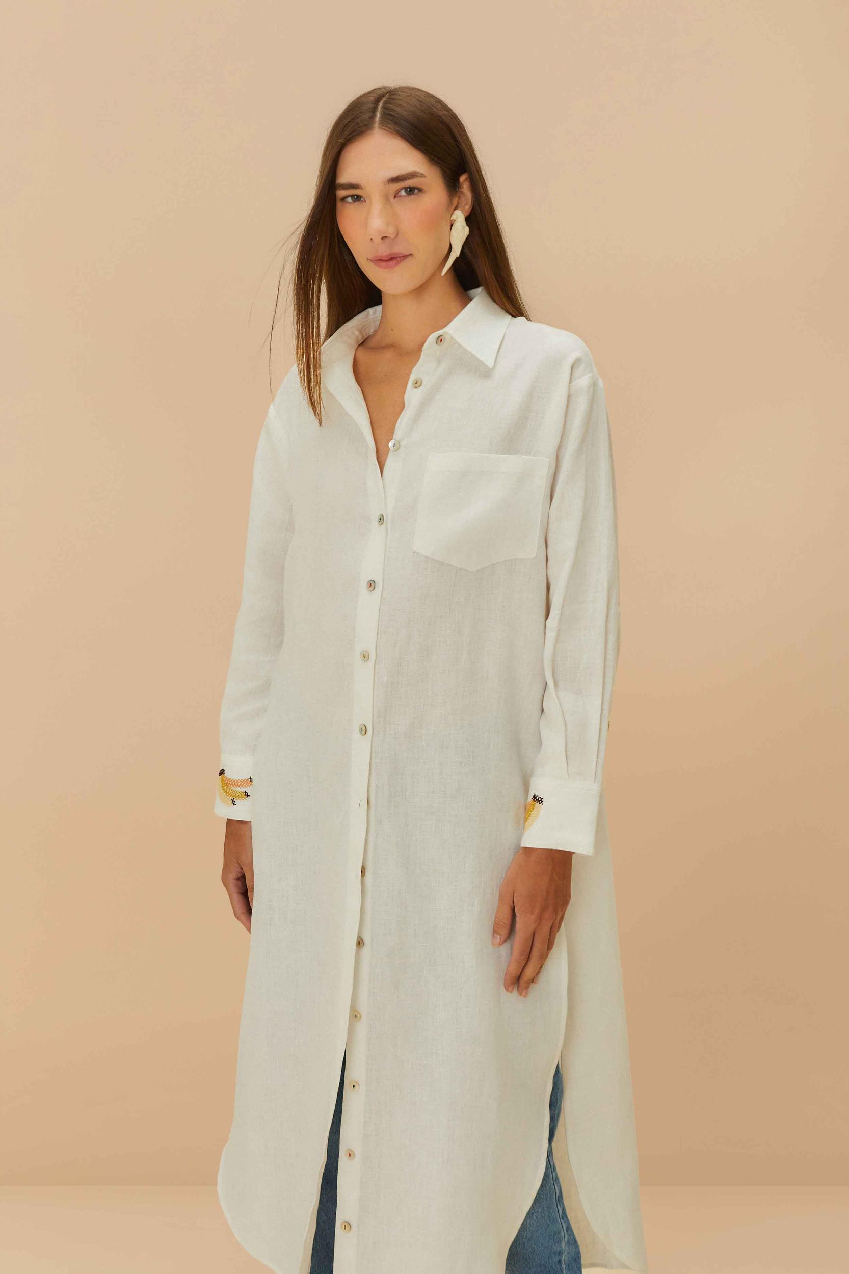 Off-White Euroflax™ Premium Linen Blouse Product Image