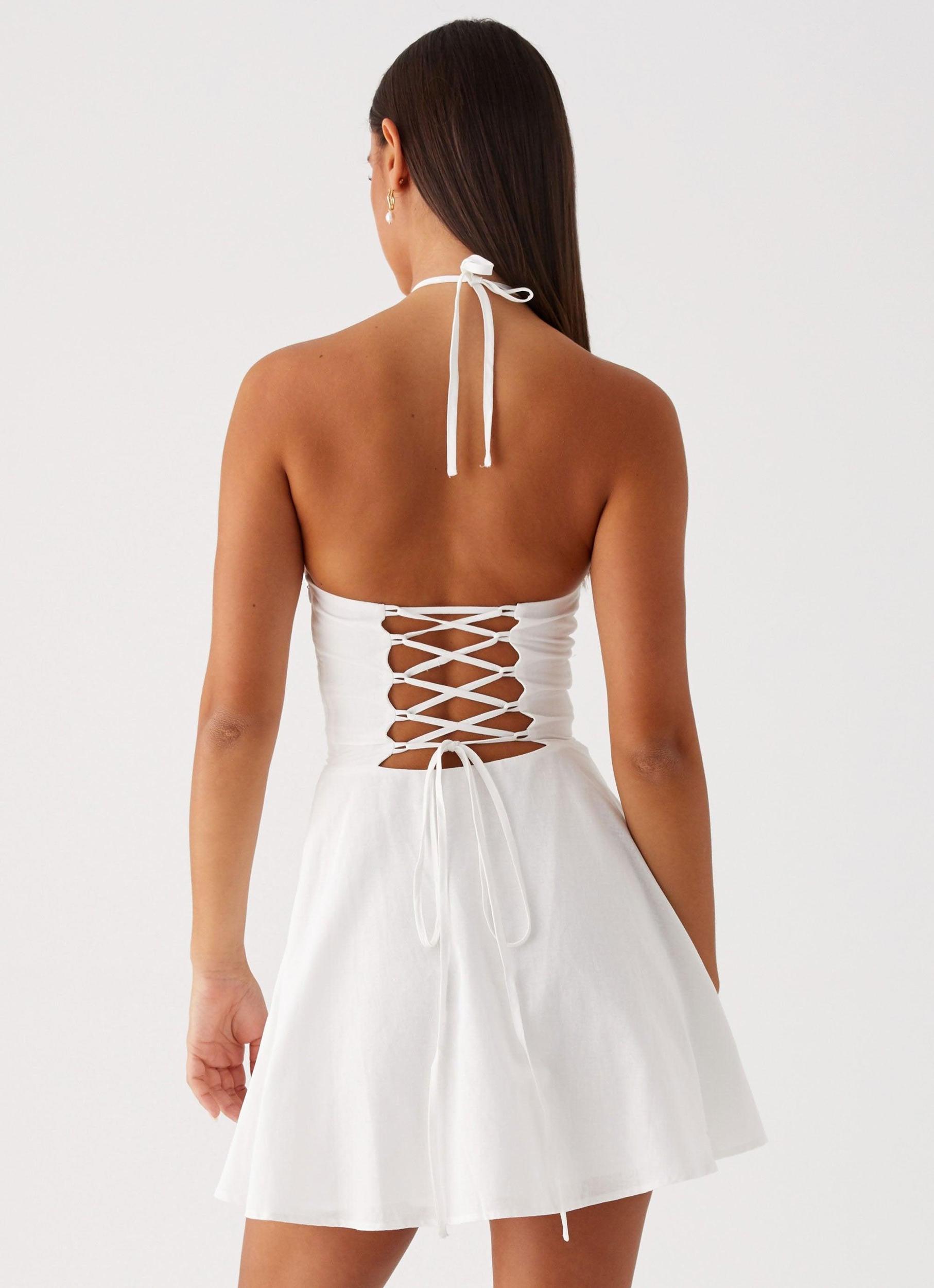 Mariella Mini Dress - White Product Image