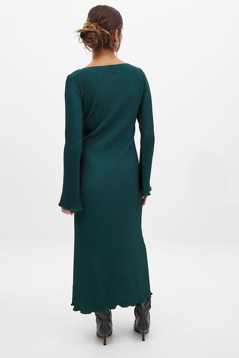 Pleated Midi Dress Product Image