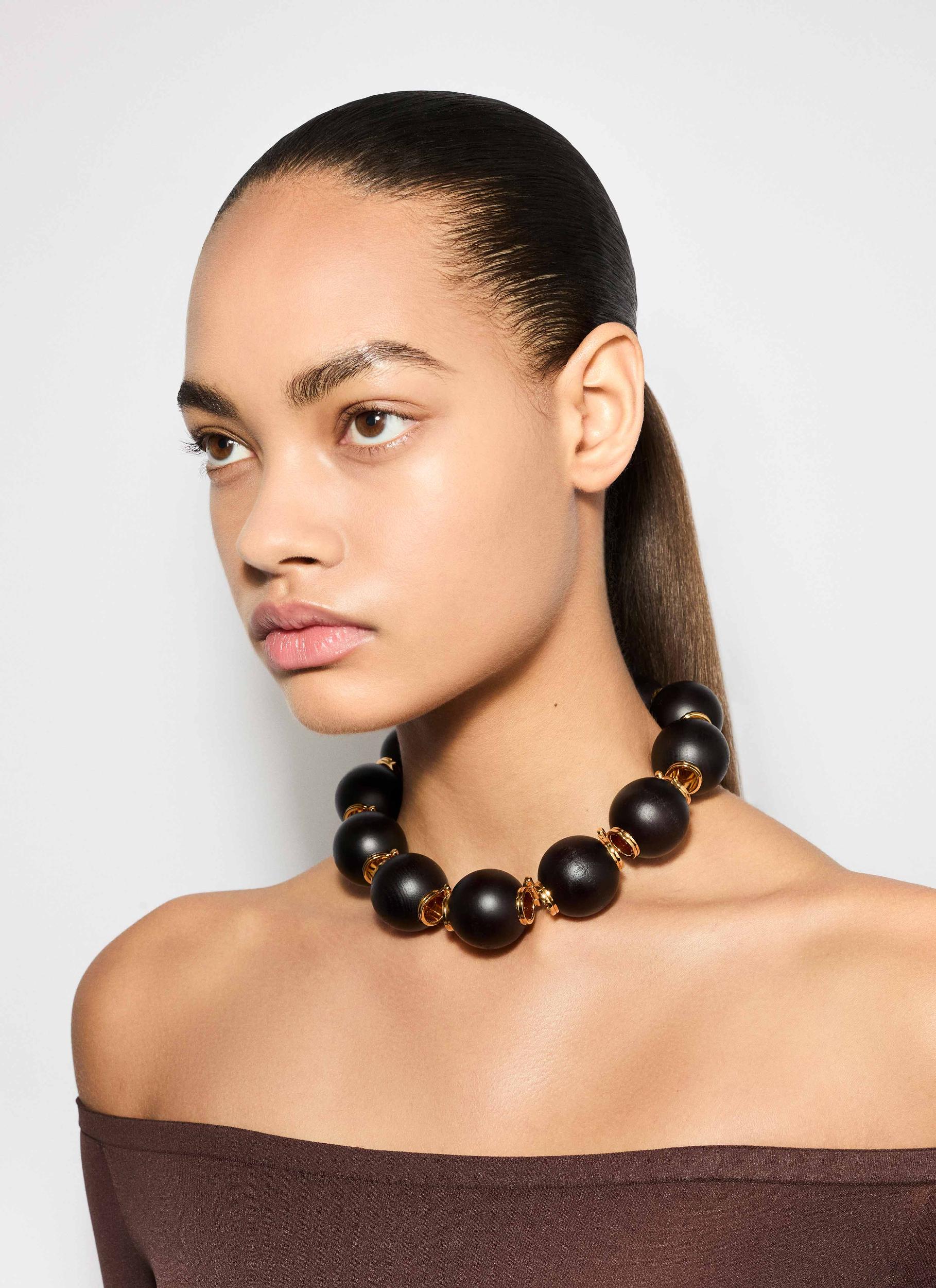 BROWN SPHERE NECKLACE Product Image