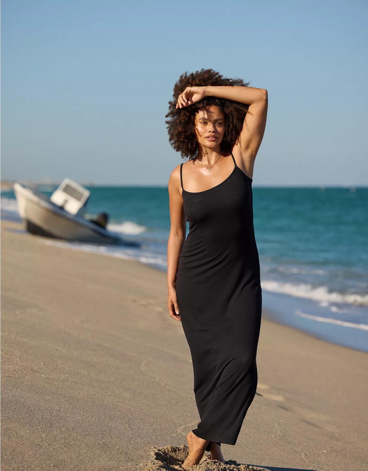 Aerie Real Soft Stretch Bodycon Maxi Dress Product Image