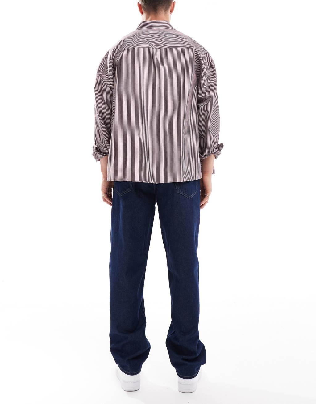 ONLY & SONS baggy fit jeans in indigo Product Image