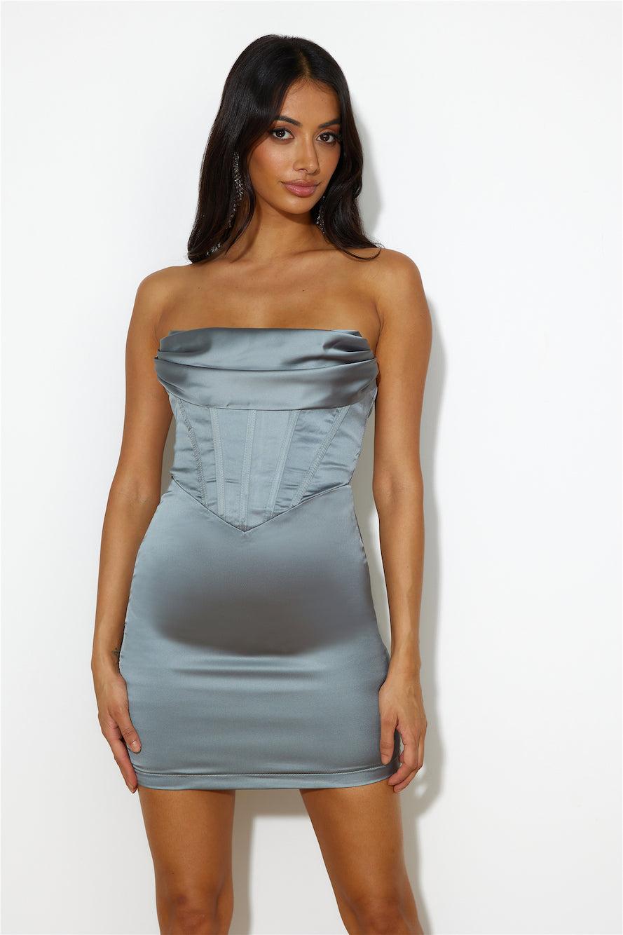 Melodious Times Dress Sage Product Image