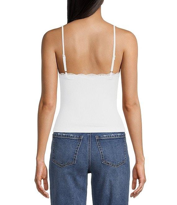 Moa Moa Sleeveless V-Neck Basic Tank Top Product Image