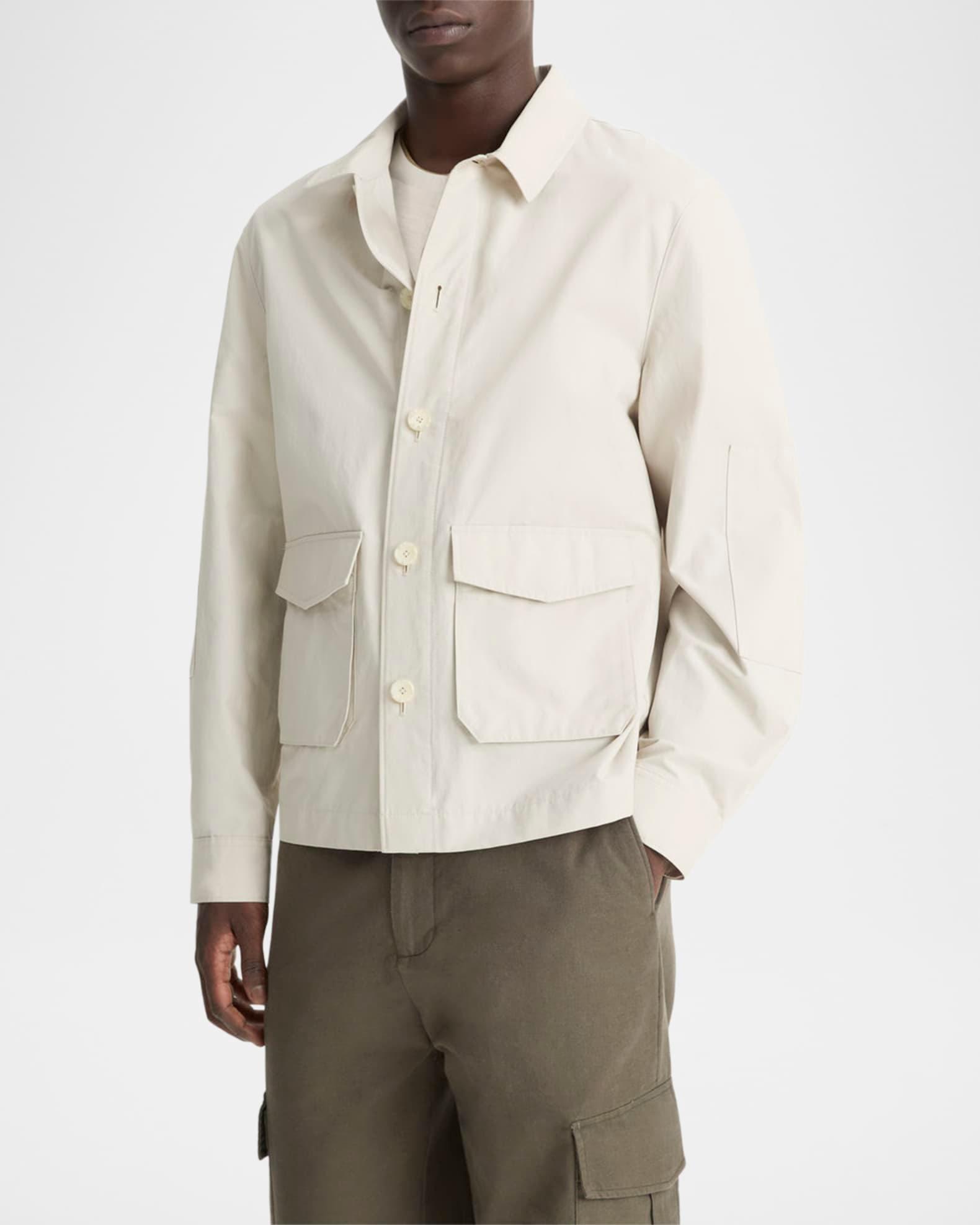 Men's Cotton-Blend Utility Jacket Product Image