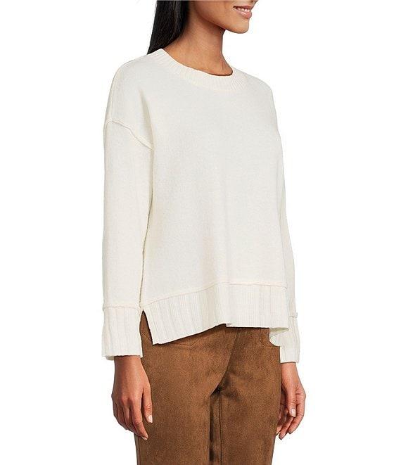 Westbound Wool Blend Long Sleeve Crew Neck Sweater Product Image