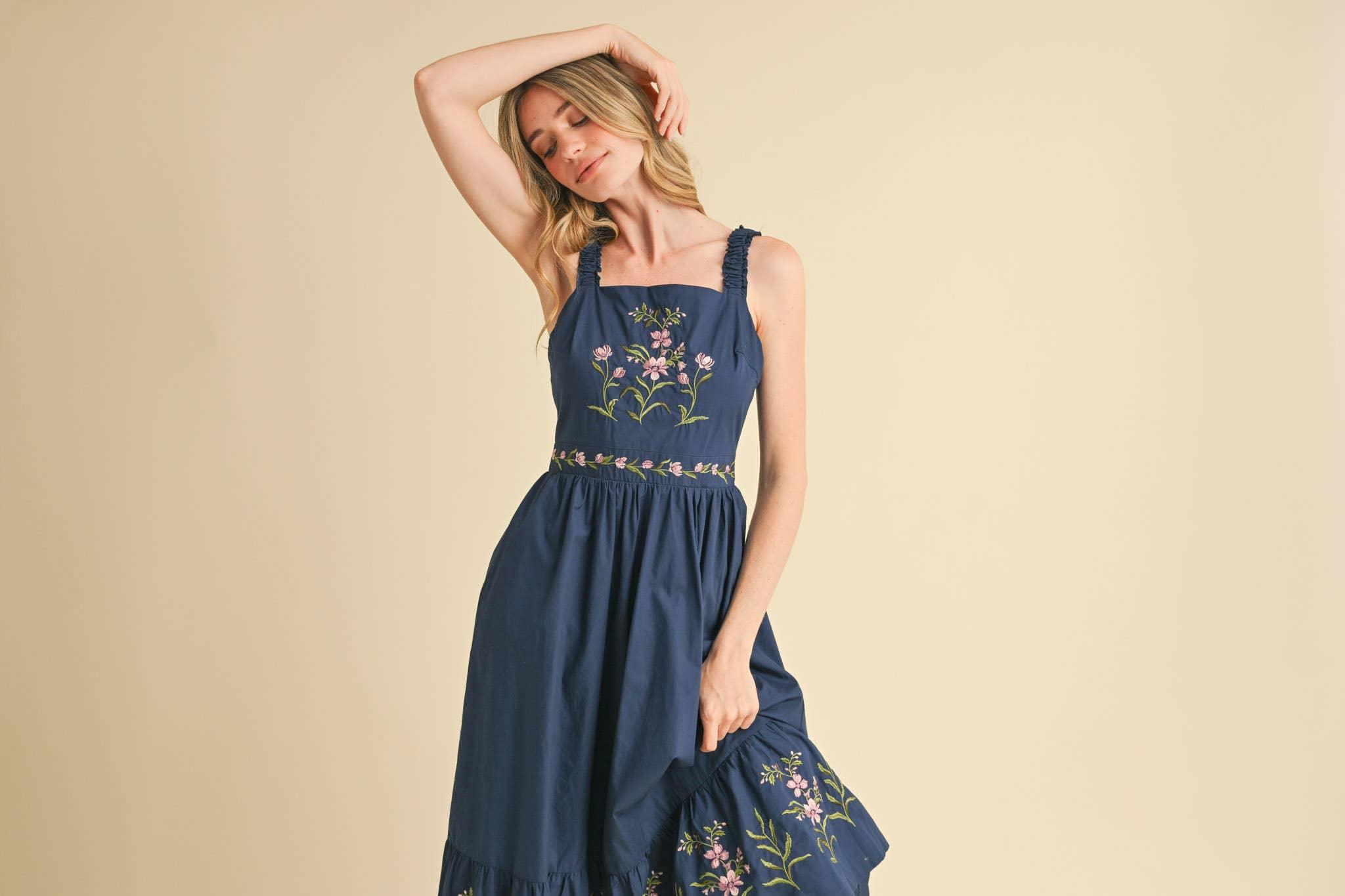 Cassia Embroidered Midi Product Image
