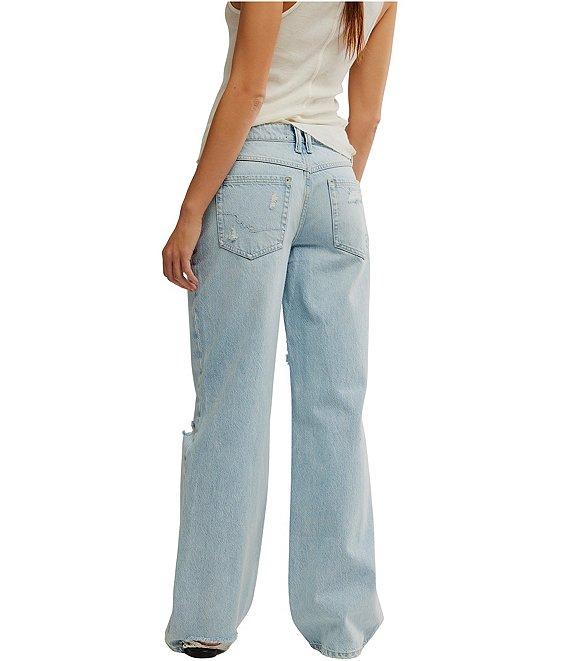 Free People Tennessee Low-Rise Rigid Denim Boyfriend Jeans Product Image
