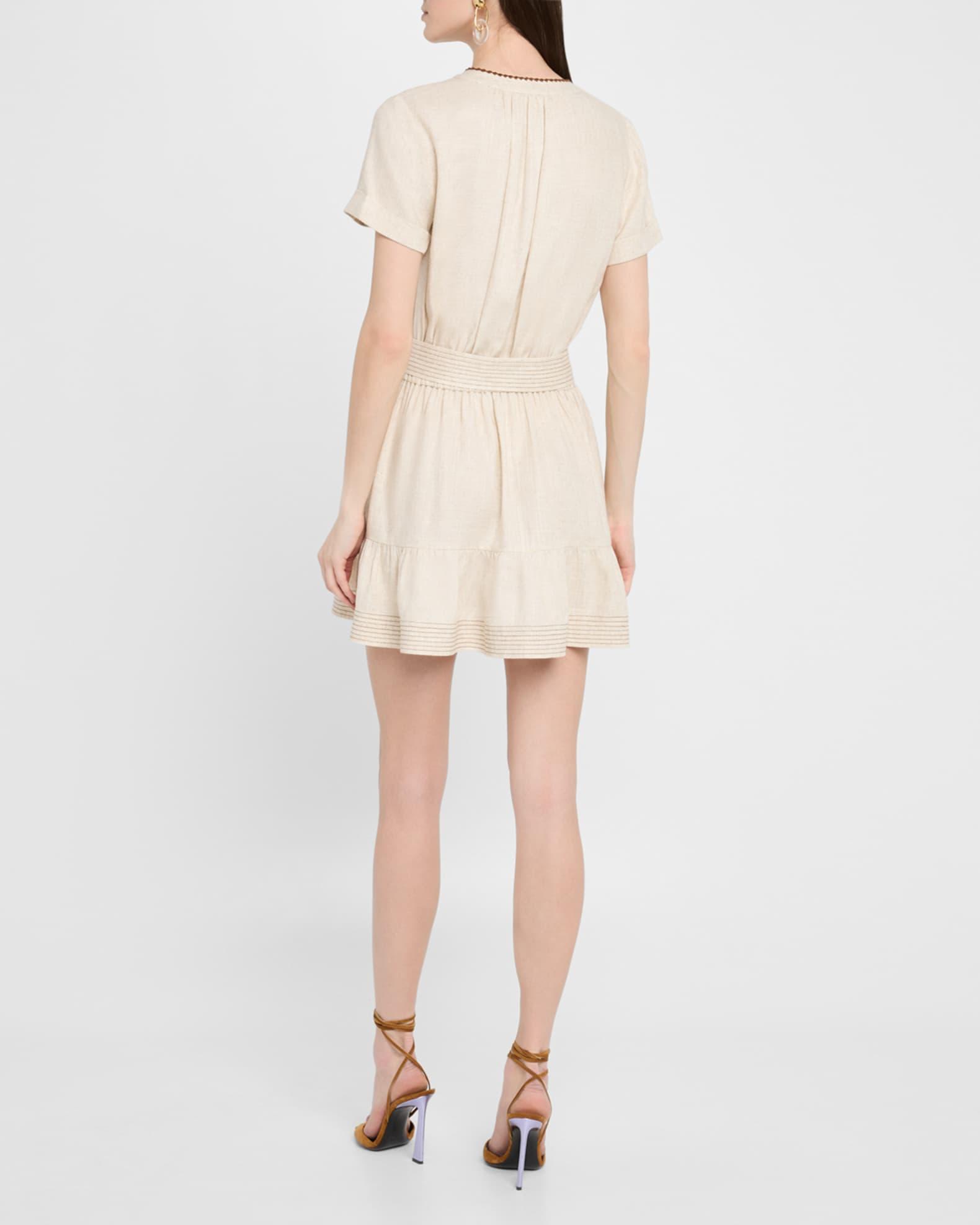 Beatriz Belted Mini Shirtdress Product Image