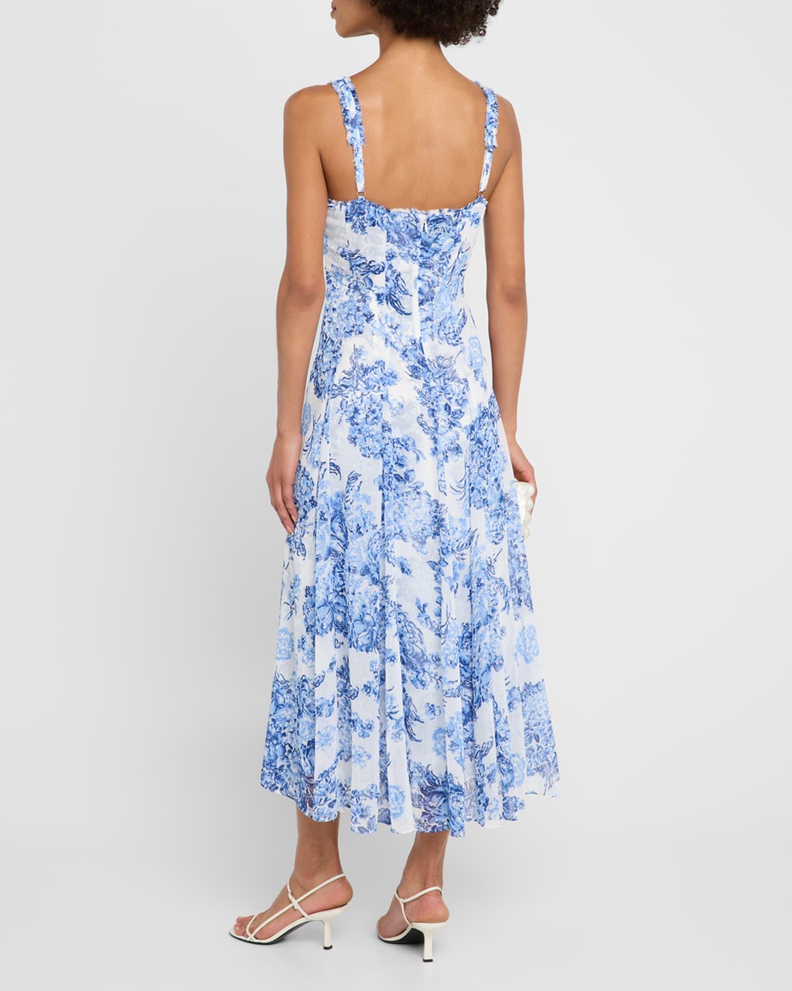 Marmo Sleeveless Costal Bouquet Dress Product Image