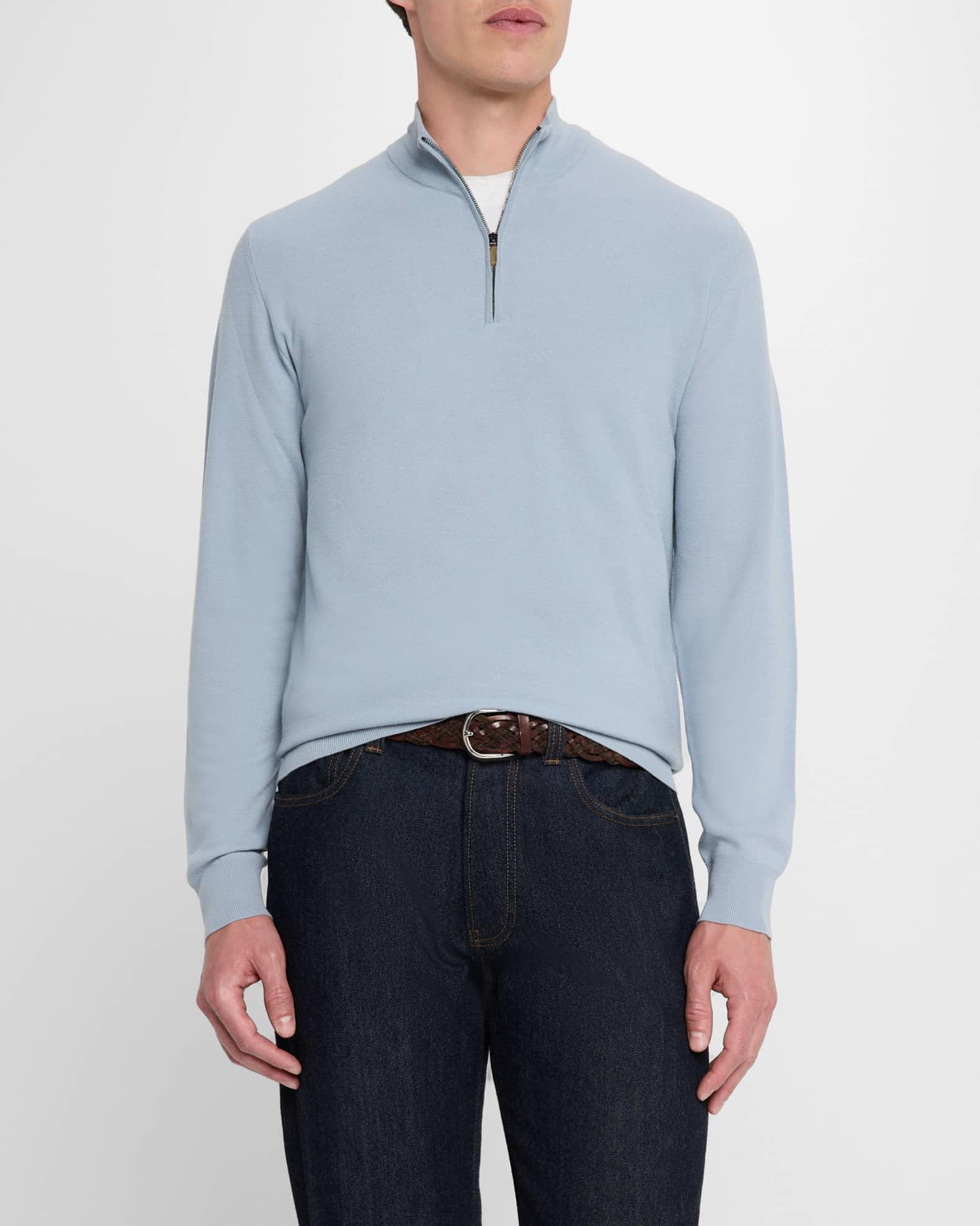 Men's Kid Wool Quarter-Zip Sweater Product Image