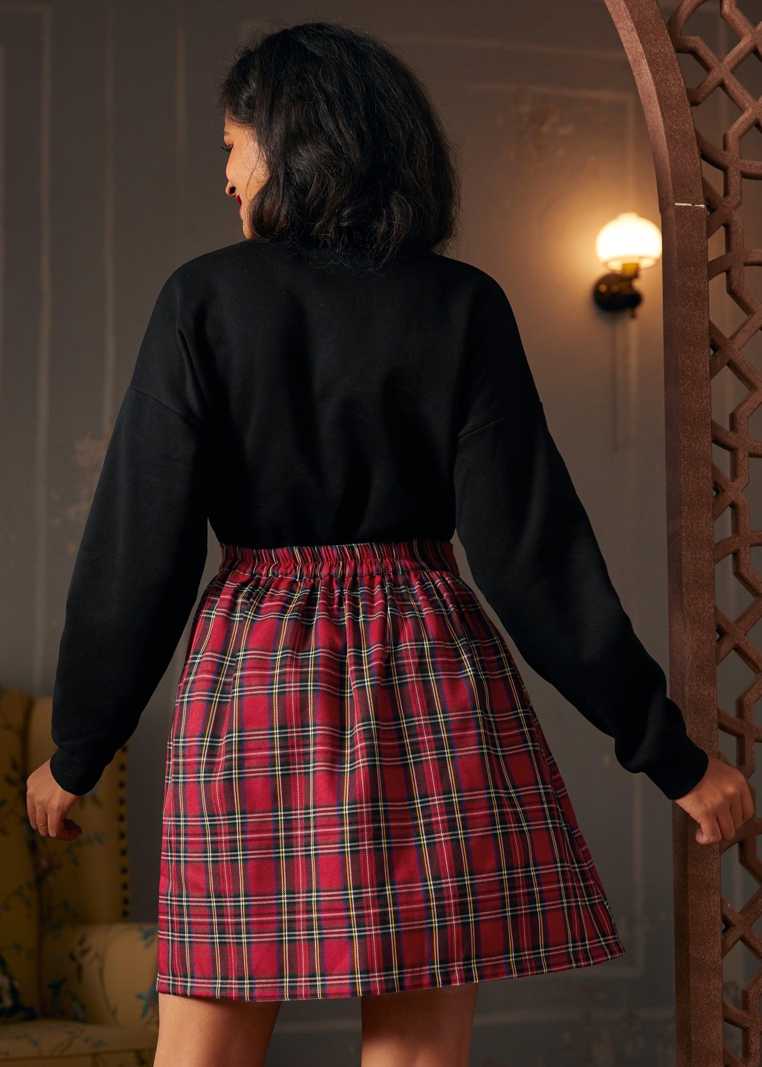 ModCloth Whimsical Gingerbread Man Sweatshirt in Dark Spiceedium Product Image