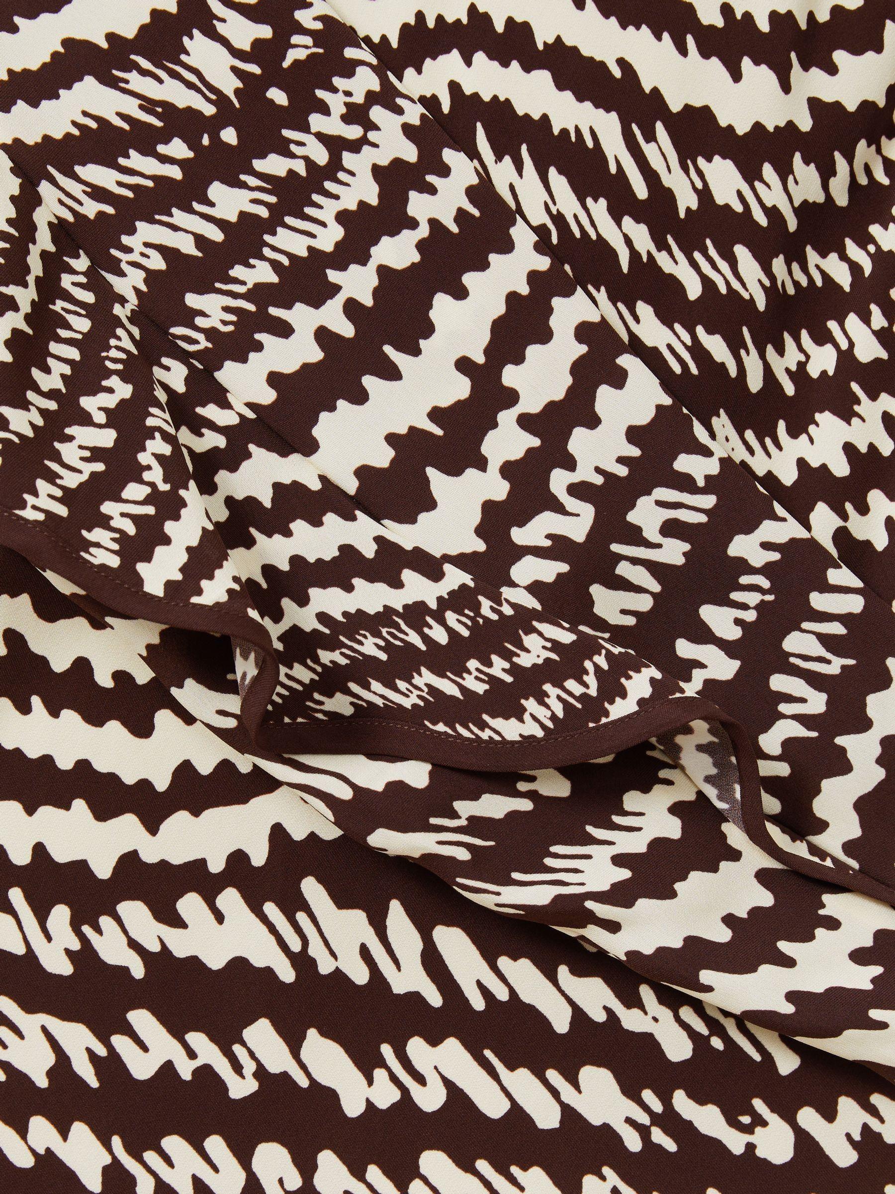 Florere Column Midi Dress in Chocolate Product Image